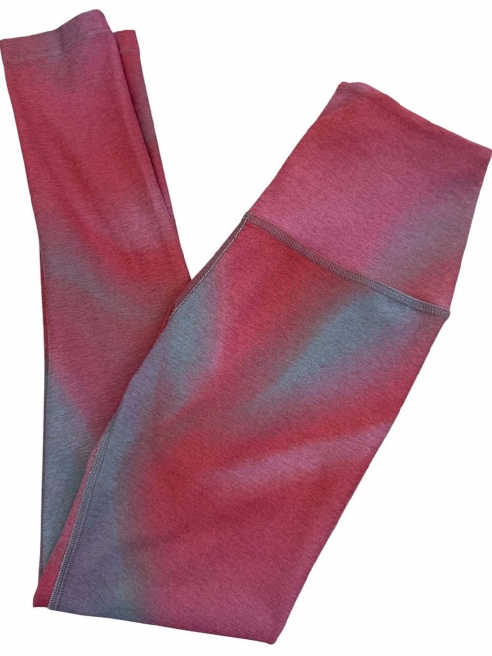 Beyond Yoga Sunset Prismatic Soft Mark Midi High Waisted Leggings